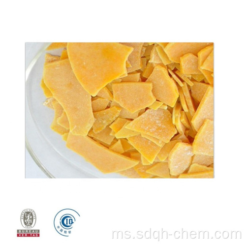 Flakes Kuning Natrium Hidrosulfida Gred Industri 70%